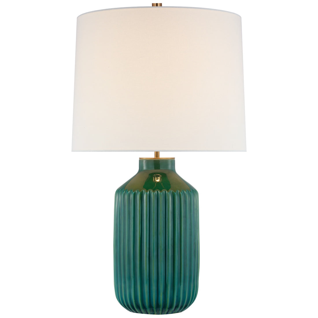 VISUAL COMFORT SIGNATURE, BRAYLEN RIBBED TABLE LAMP, TABLE LAMPS