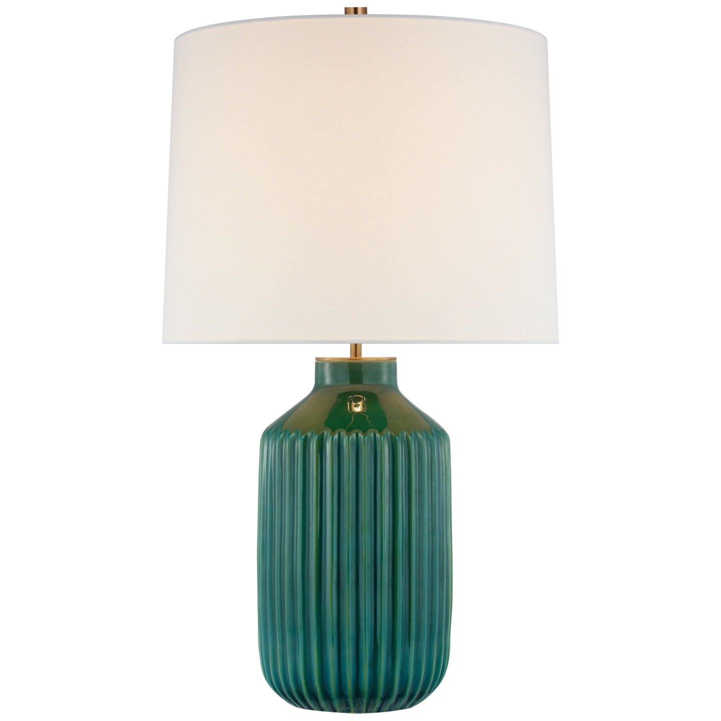 VISUAL COMFORT SIGNATURE, BRAYLEN RIBBED TABLE LAMP, TABLE LAMPS