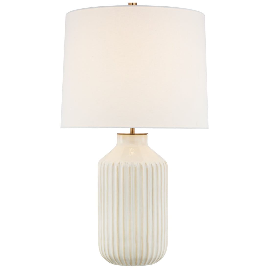 VISUAL COMFORT SIGNATURE, BRAYLEN RIBBED TABLE LAMP, TABLE LAMPS