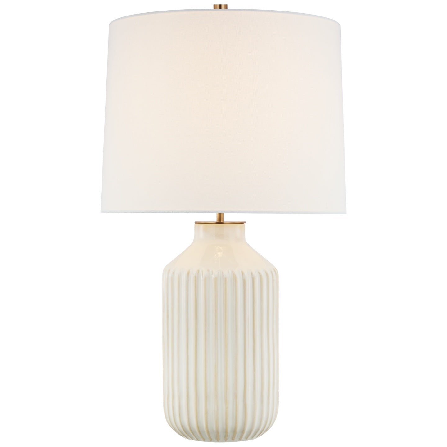 VISUAL COMFORT SIGNATURE, BRAYLEN RIBBED TABLE LAMP, TABLE LAMPS