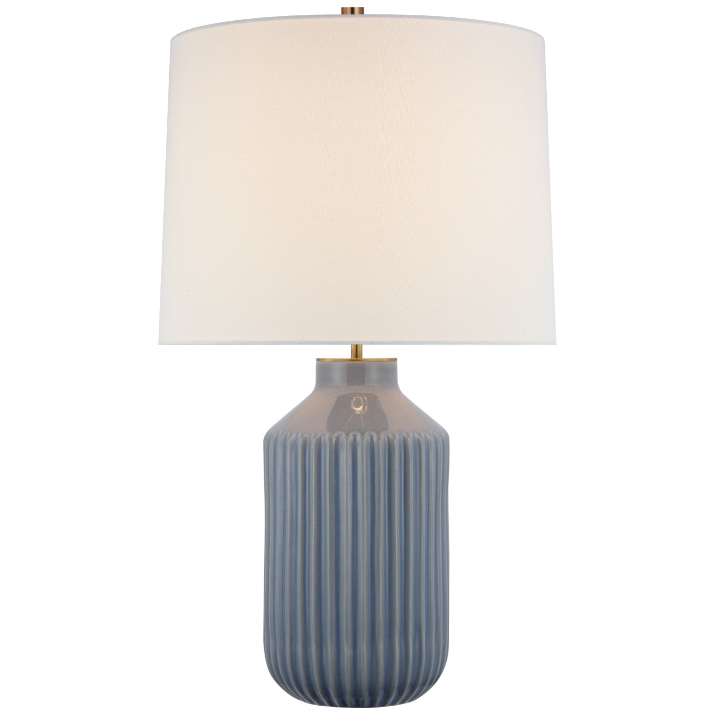 VISUAL COMFORT SIGNATURE, BRAYLEN RIBBED TABLE LAMP, TABLE LAMPS