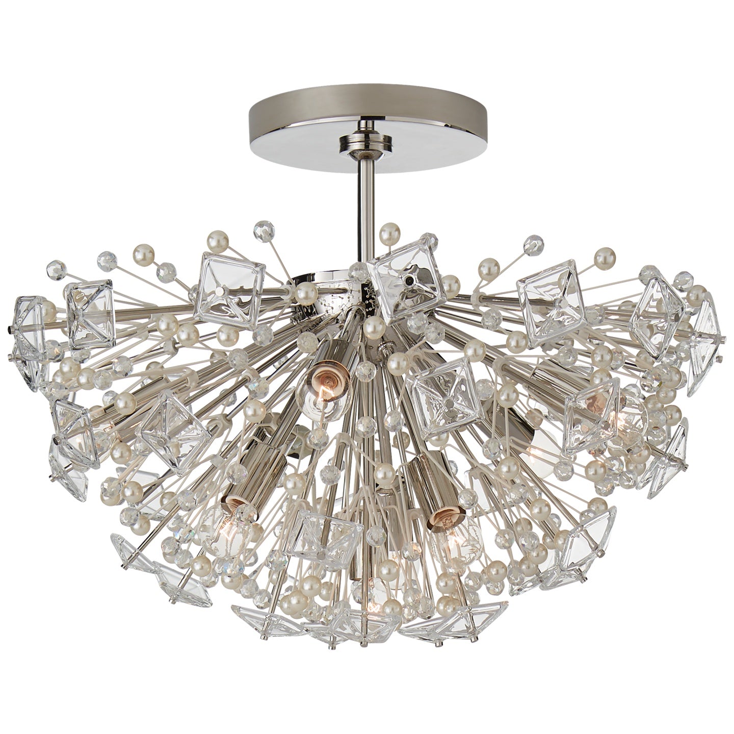 VISUAL COMFORT SIGNATURE, DICKINSON SEMI-FLUSH, SEMI FLUSH MOUNT LIGHT