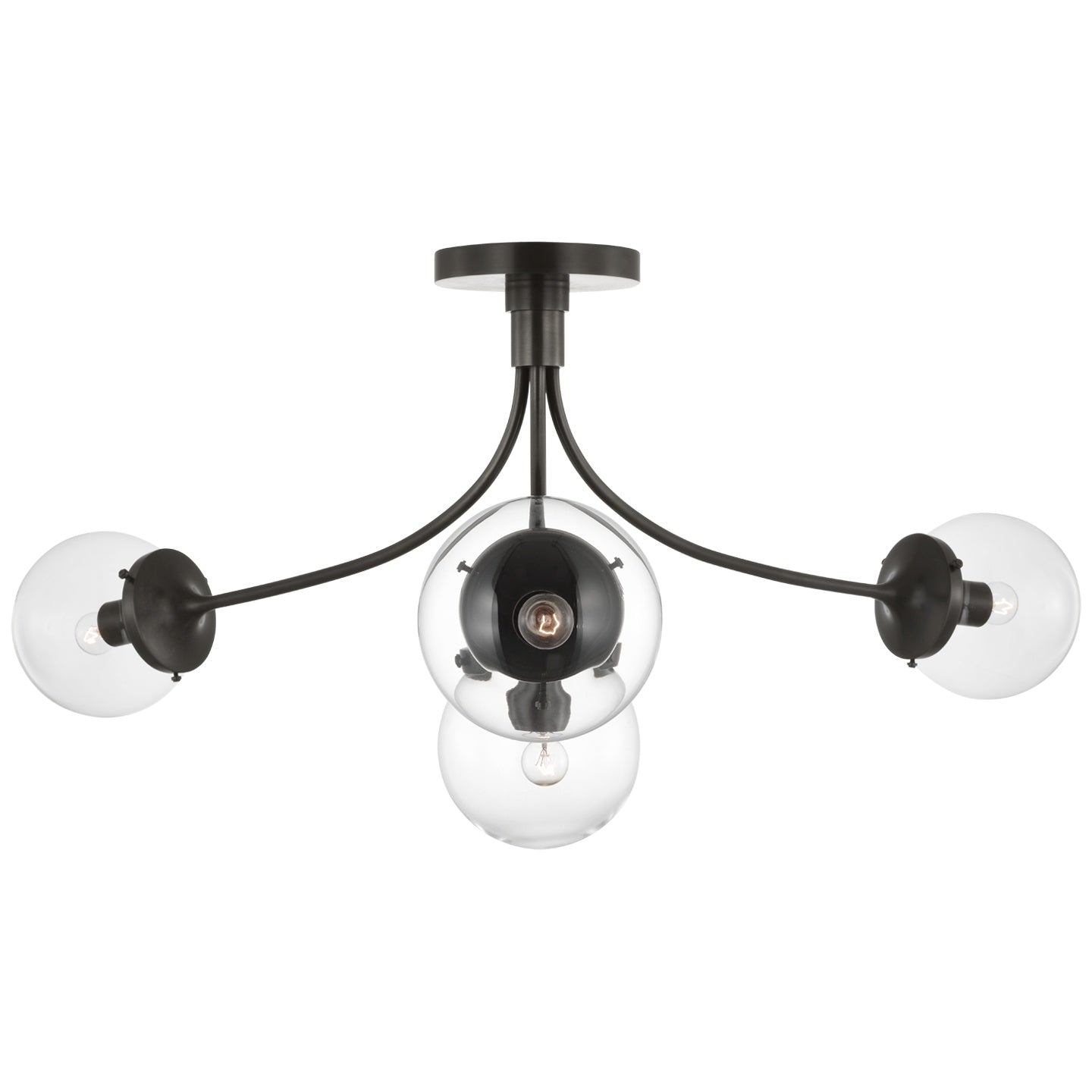 VISUAL COMFORT SIGNATURE, PRESCOTT SEMI-FLUSH MOUNT, FLUSH MOUNT CEILING LIGHTS