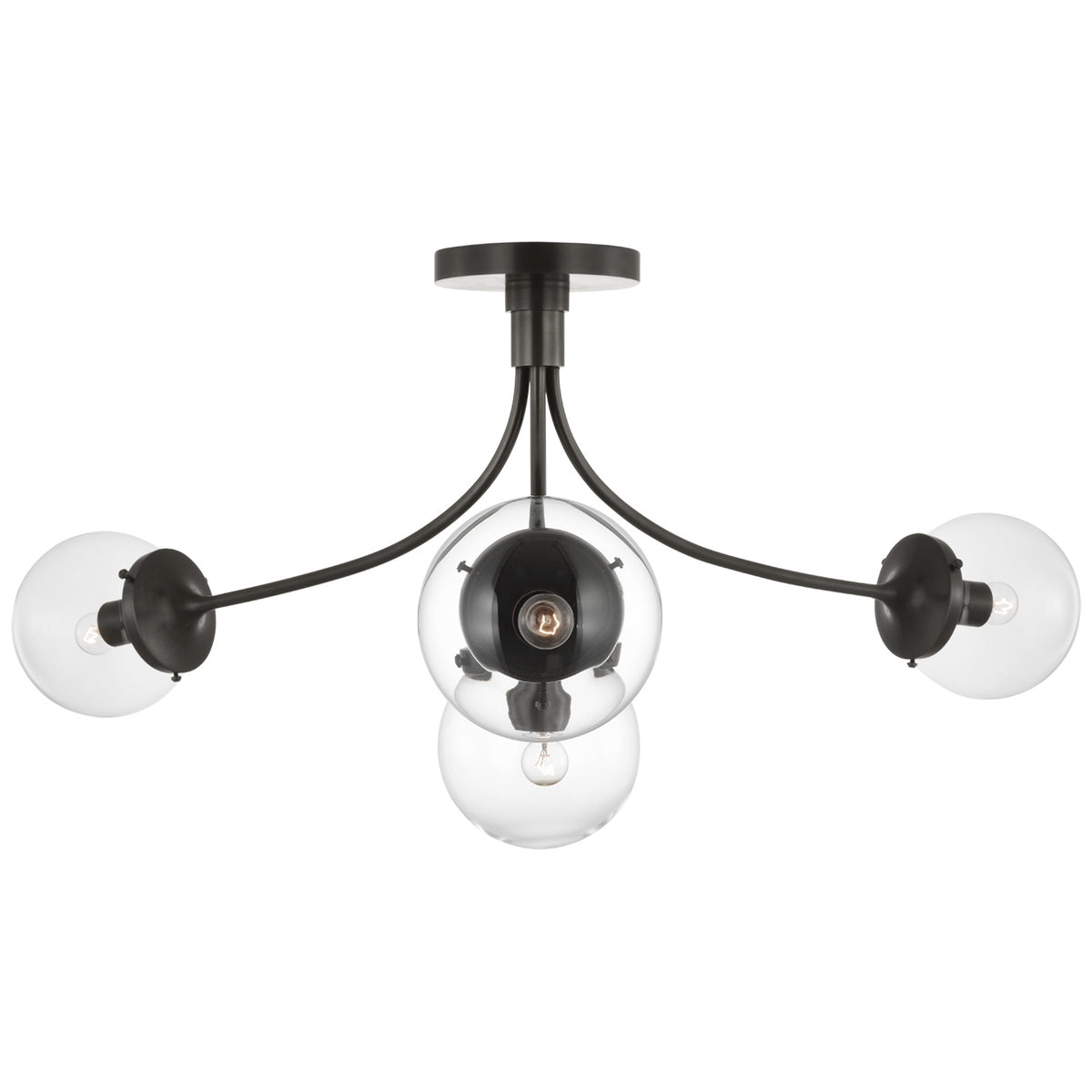VISUAL COMFORT SIGNATURE, PRESCOTT SEMI-FLUSH MOUNT, FLUSH MOUNT CEILING LIGHTS