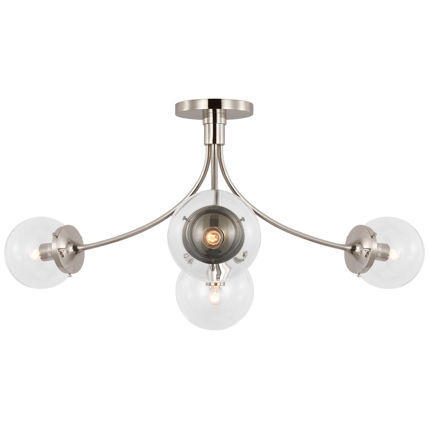 VISUAL COMFORT SIGNATURE, PRESCOTT SEMI-FLUSH MOUNT, FLUSH MOUNT CEILING LIGHTS