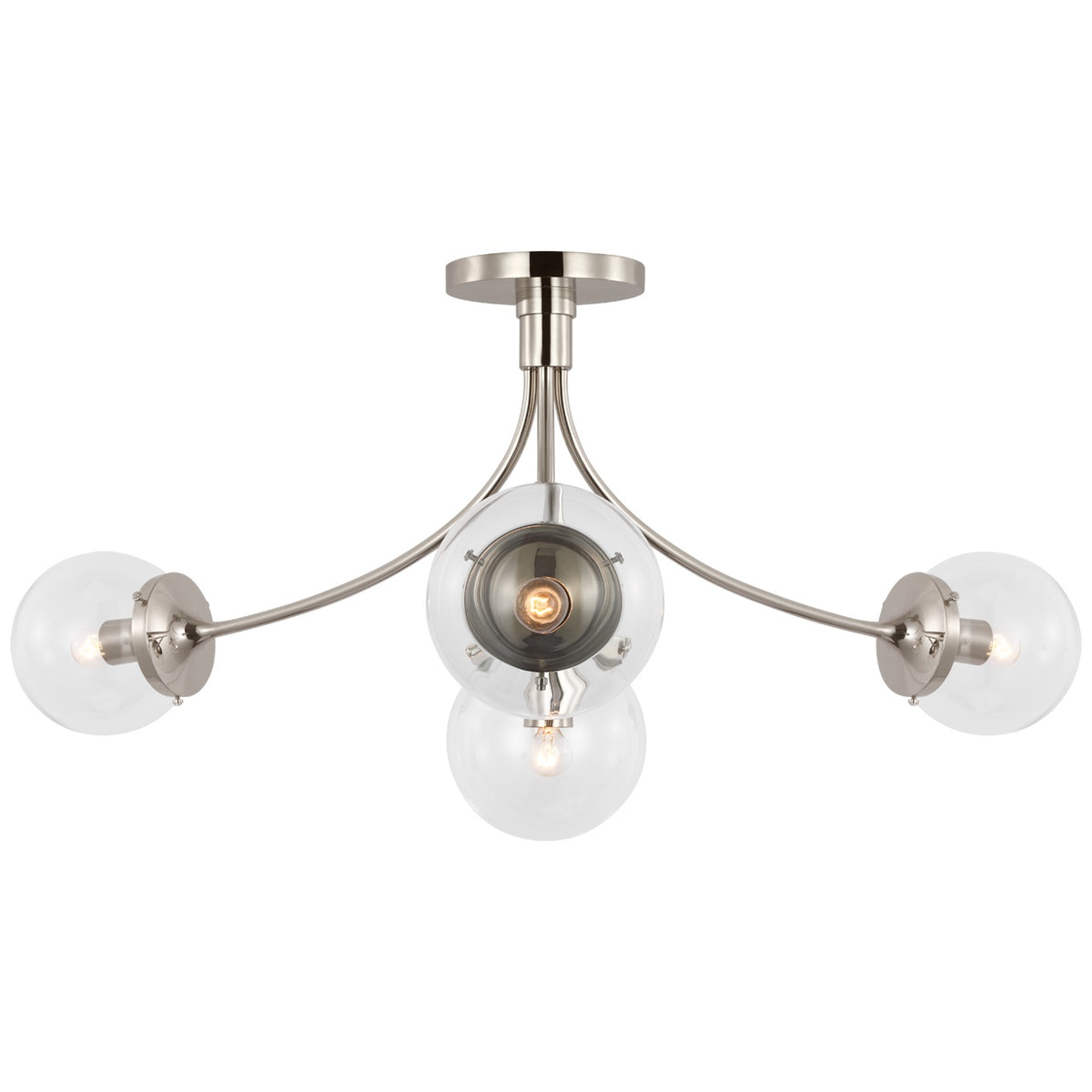 VISUAL COMFORT SIGNATURE, PRESCOTT SEMI-FLUSH MOUNT, FLUSH MOUNT CEILING LIGHTS