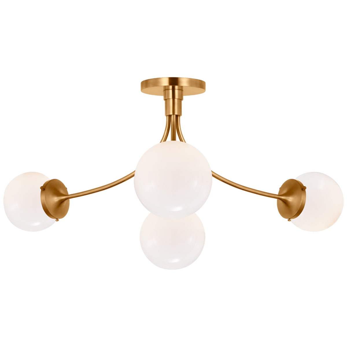 VISUAL COMFORT SIGNATURE, PRESCOTT SEMI-FLUSH MOUNT, FLUSH MOUNT CEILING LIGHTS