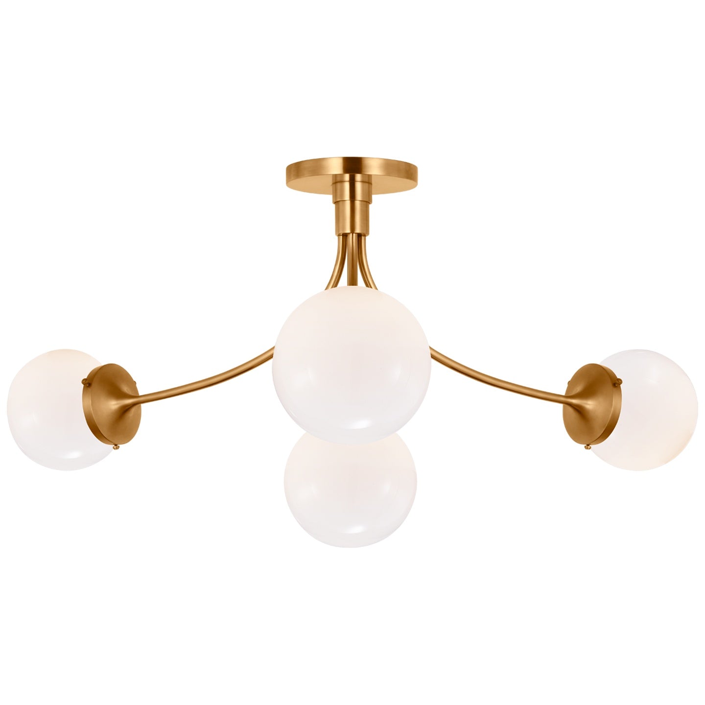 VISUAL COMFORT SIGNATURE, PRESCOTT SEMI-FLUSH MOUNT, FLUSH MOUNT CEILING LIGHTS