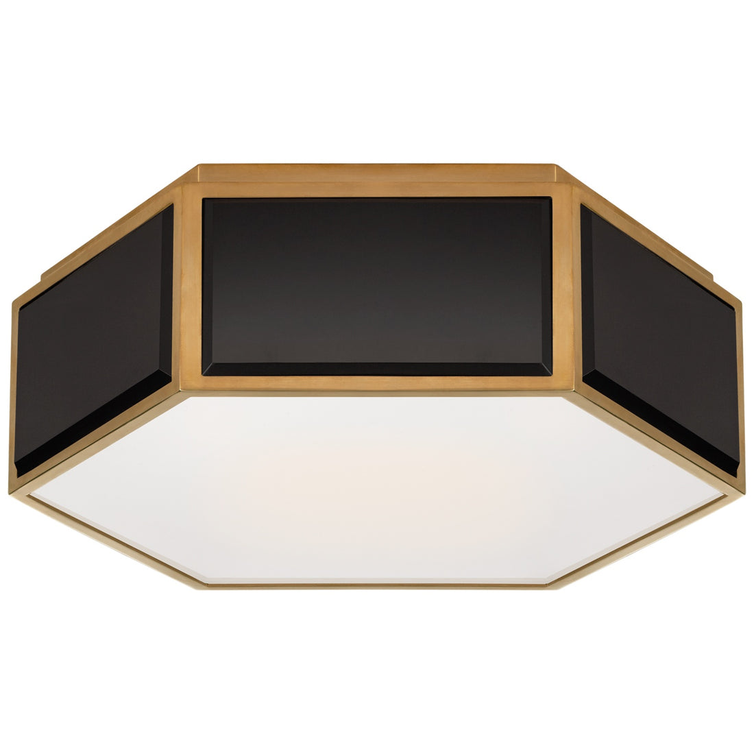 VISUAL COMFORT SIGNATURE, BRADFORD HEXAGONAL FLUSH MOUNT, FLUSH MOUNT CEILING LIGHTS