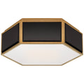 VISUAL COMFORT SIGNATURE, BRADFORD HEXAGONAL FLUSH MOUNT, FLUSH MOUNT CEILING LIGHTS