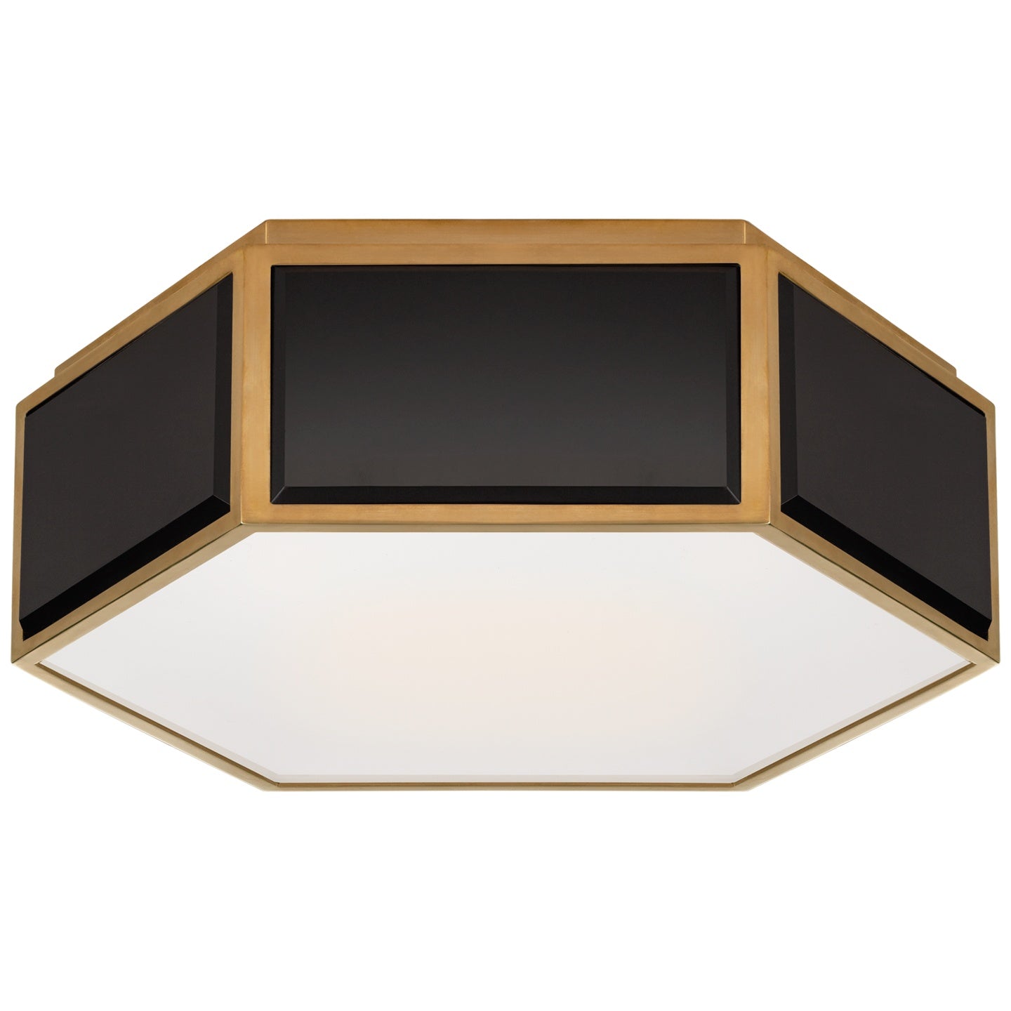 VISUAL COMFORT SIGNATURE, BRADFORD HEXAGONAL FLUSH MOUNT, FLUSH MOUNT CEILING LIGHTS