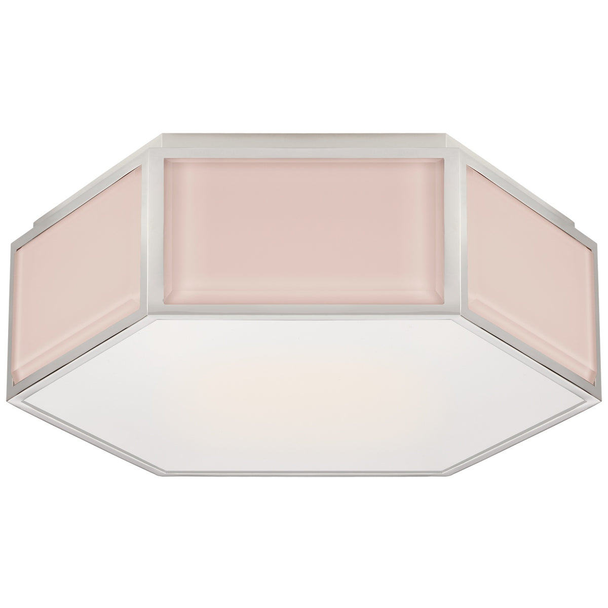 VISUAL COMFORT SIGNATURE, BRADFORD HEXAGONAL FLUSH MOUNT, FLUSH MOUNT CEILING LIGHTS