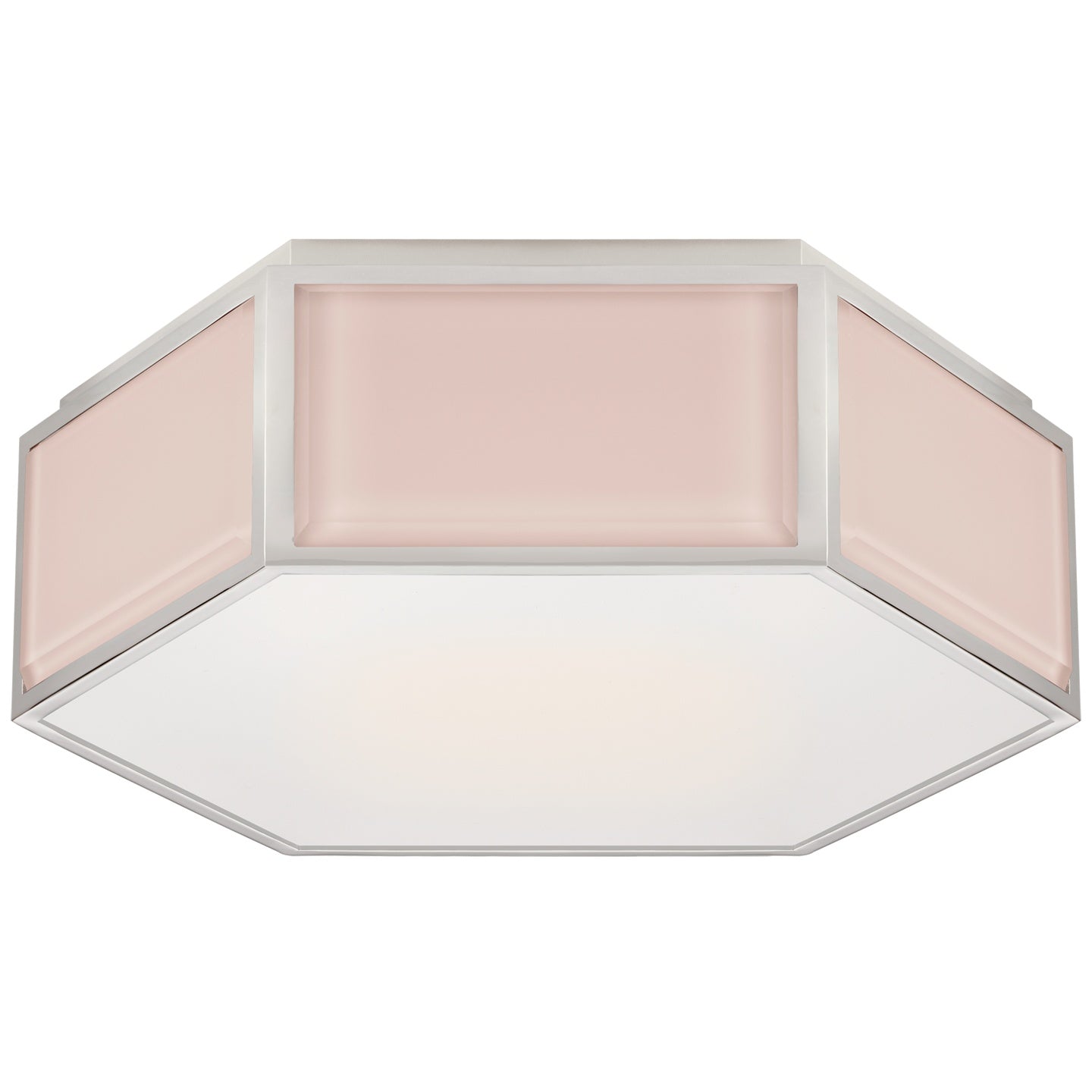 VISUAL COMFORT SIGNATURE, BRADFORD HEXAGONAL FLUSH MOUNT, FLUSH MOUNT CEILING LIGHTS