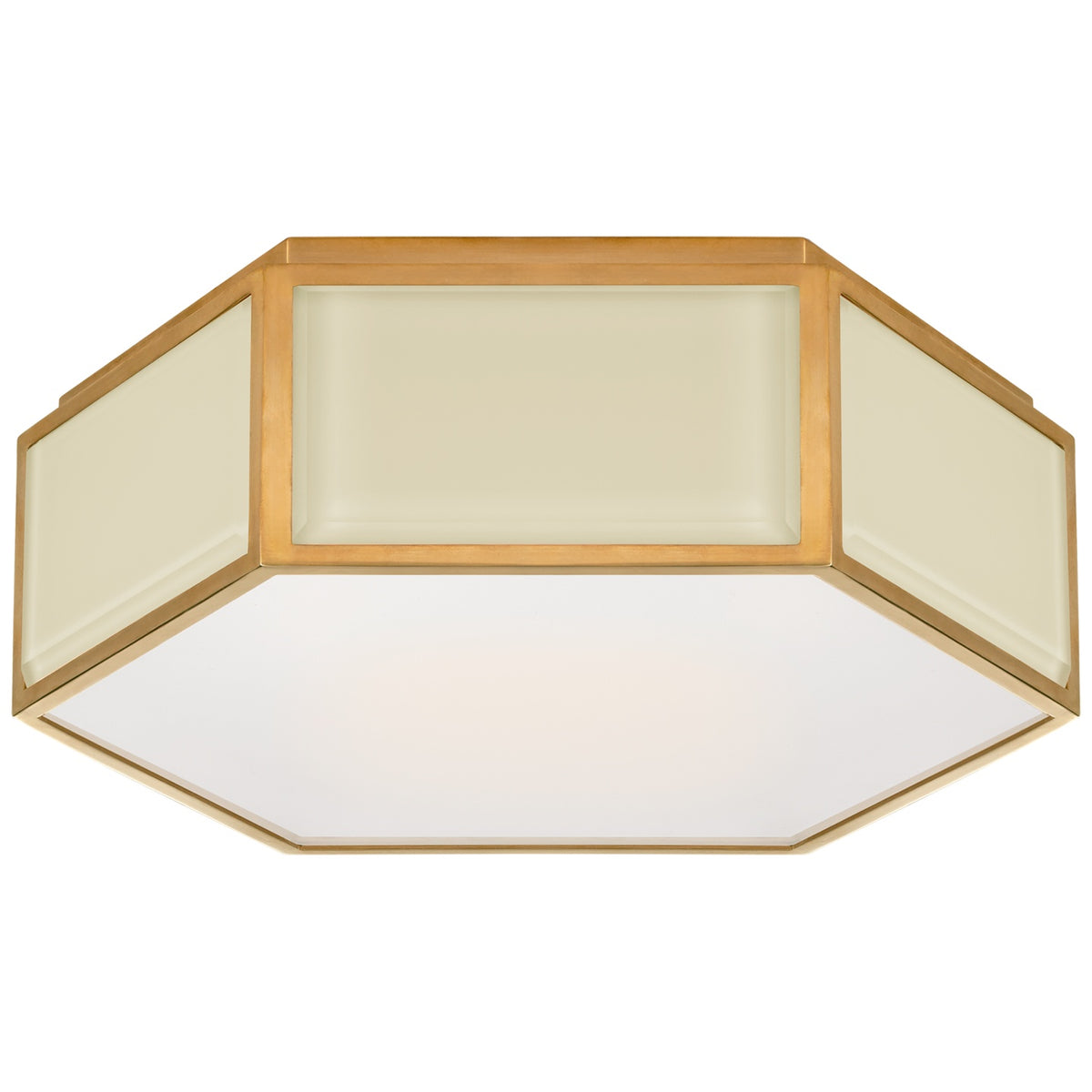 VISUAL COMFORT SIGNATURE, BRADFORD HEXAGONAL FLUSH MOUNT, FLUSH MOUNT CEILING LIGHTS
