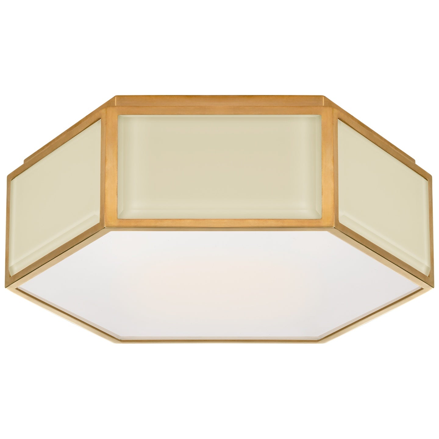 VISUAL COMFORT SIGNATURE, BRADFORD HEXAGONAL FLUSH MOUNT, FLUSH MOUNT CEILING LIGHTS