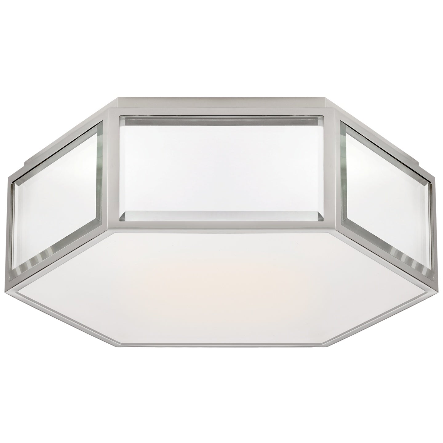 VISUAL COMFORT SIGNATURE, BRADFORD HEXAGONAL FLUSH MOUNT, FLUSH MOUNT CEILING LIGHTS