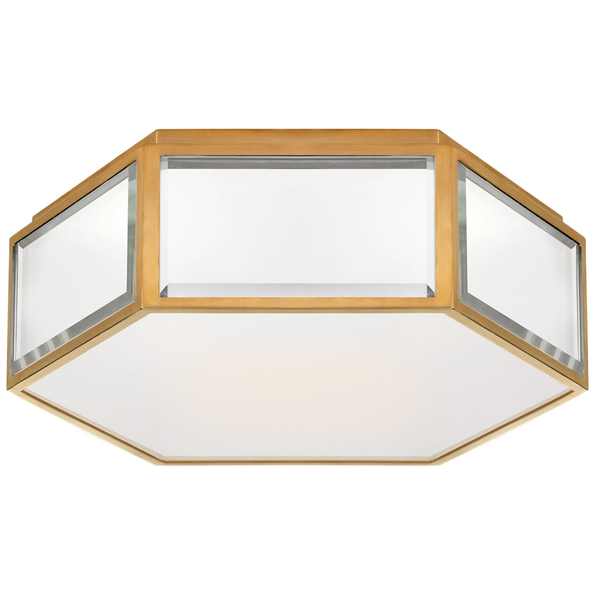 VISUAL COMFORT SIGNATURE, BRADFORD HEXAGONAL FLUSH MOUNT, FLUSH MOUNT CEILING LIGHTS