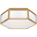 VISUAL COMFORT SIGNATURE, BRADFORD HEXAGONAL FLUSH MOUNT, FLUSH MOUNT CEILING LIGHTS
