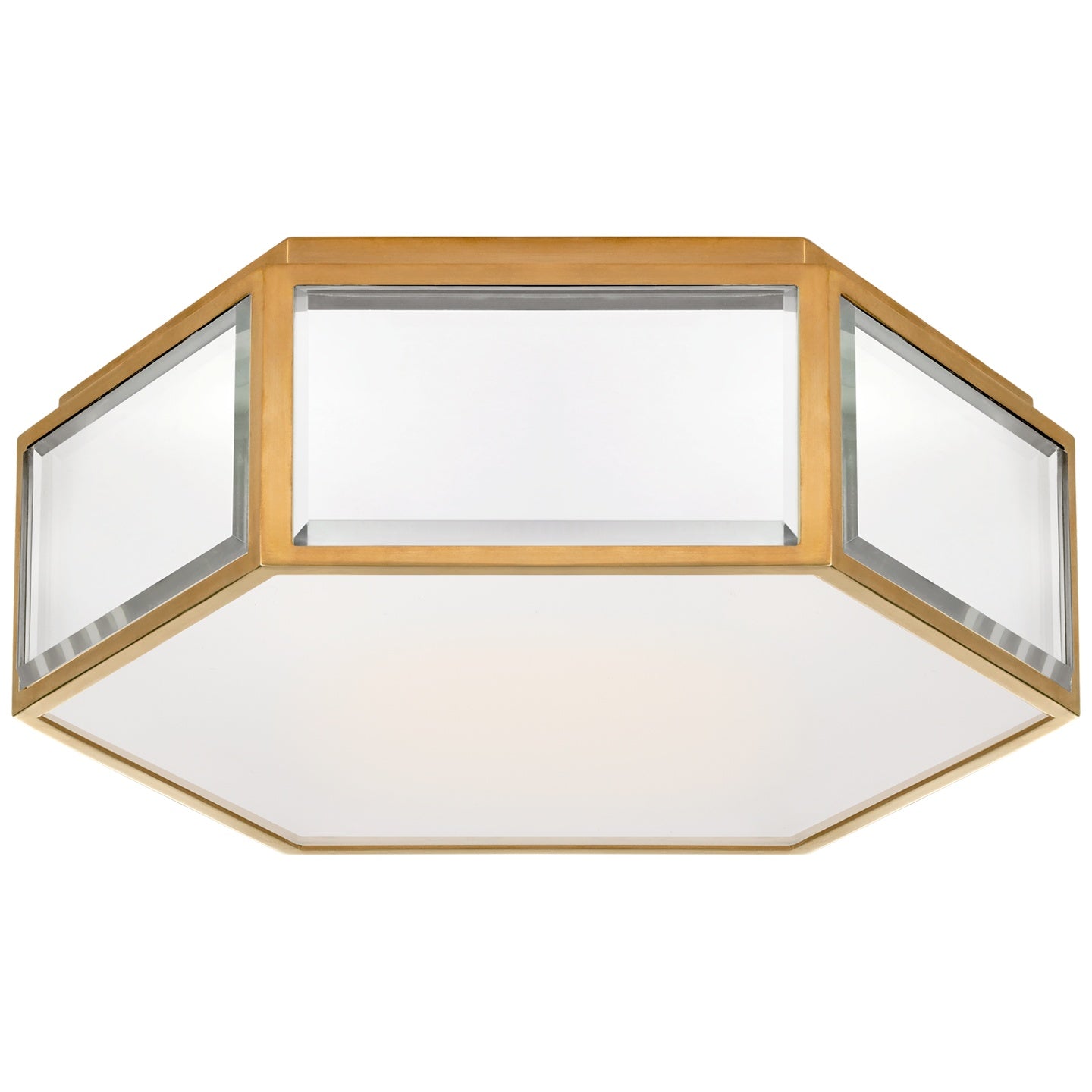 VISUAL COMFORT SIGNATURE, BRADFORD HEXAGONAL FLUSH MOUNT, FLUSH MOUNT CEILING LIGHTS
