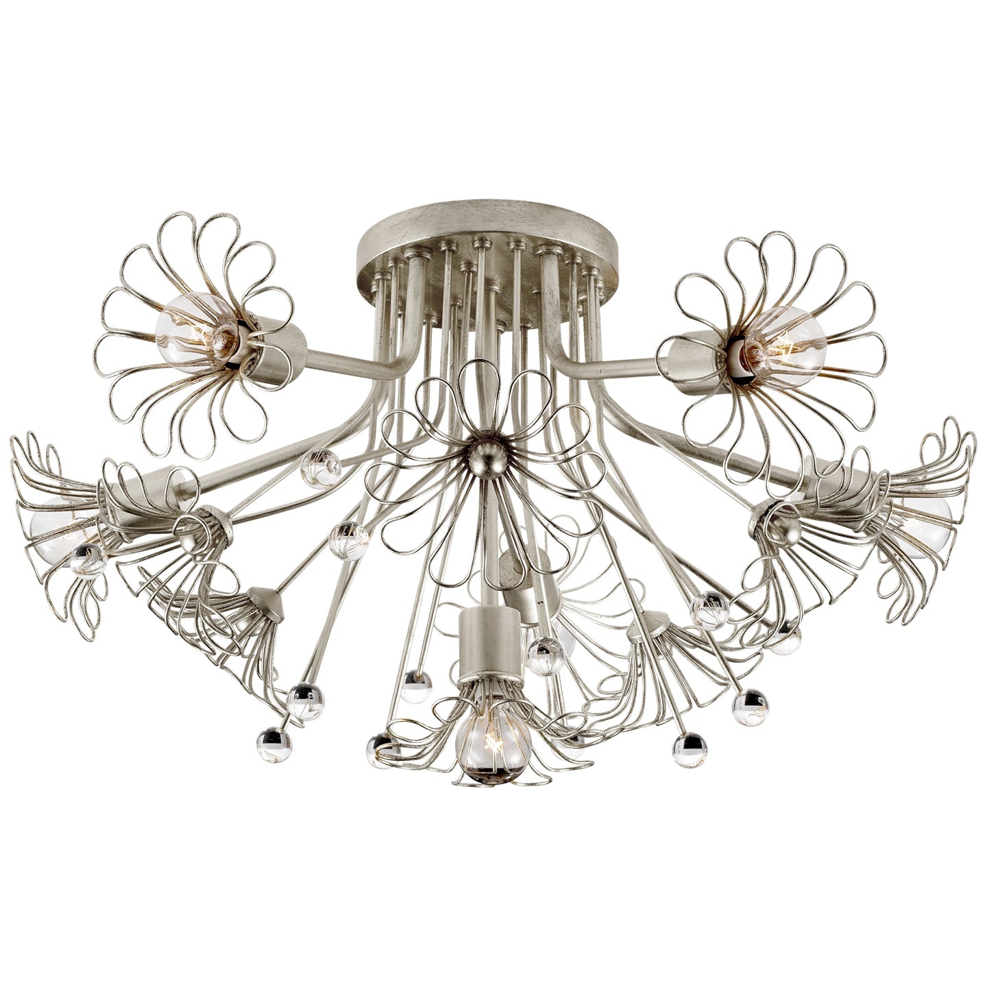 VISUAL COMFORT SIGNATURE, KEATON BOUQUET FLUSH MOUNT, FLUSH MOUNT CEILING LIGHTS