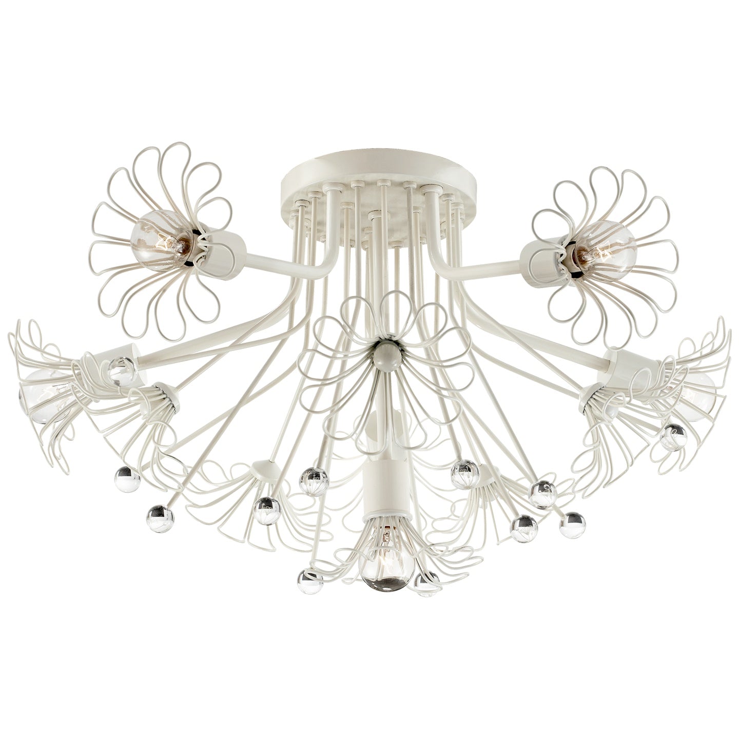 VISUAL COMFORT SIGNATURE, KEATON BOUQUET FLUSH MOUNT, FLUSH MOUNT CEILING LIGHTS