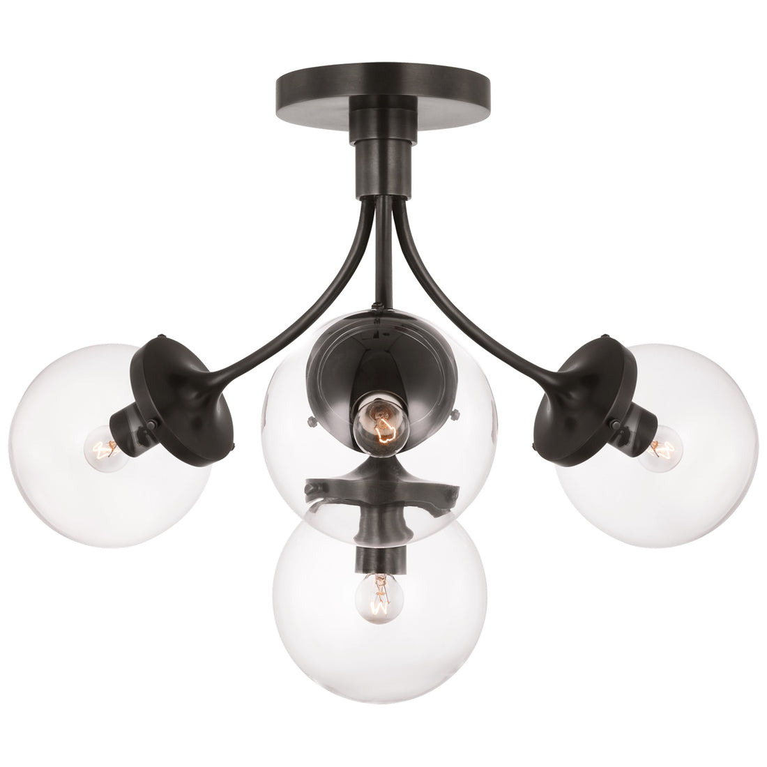 VISUAL COMFORT SIGNATURE, PRESCOTT SEMI-FLUSH MOUNT, FLUSH MOUNT CEILING LIGHTS