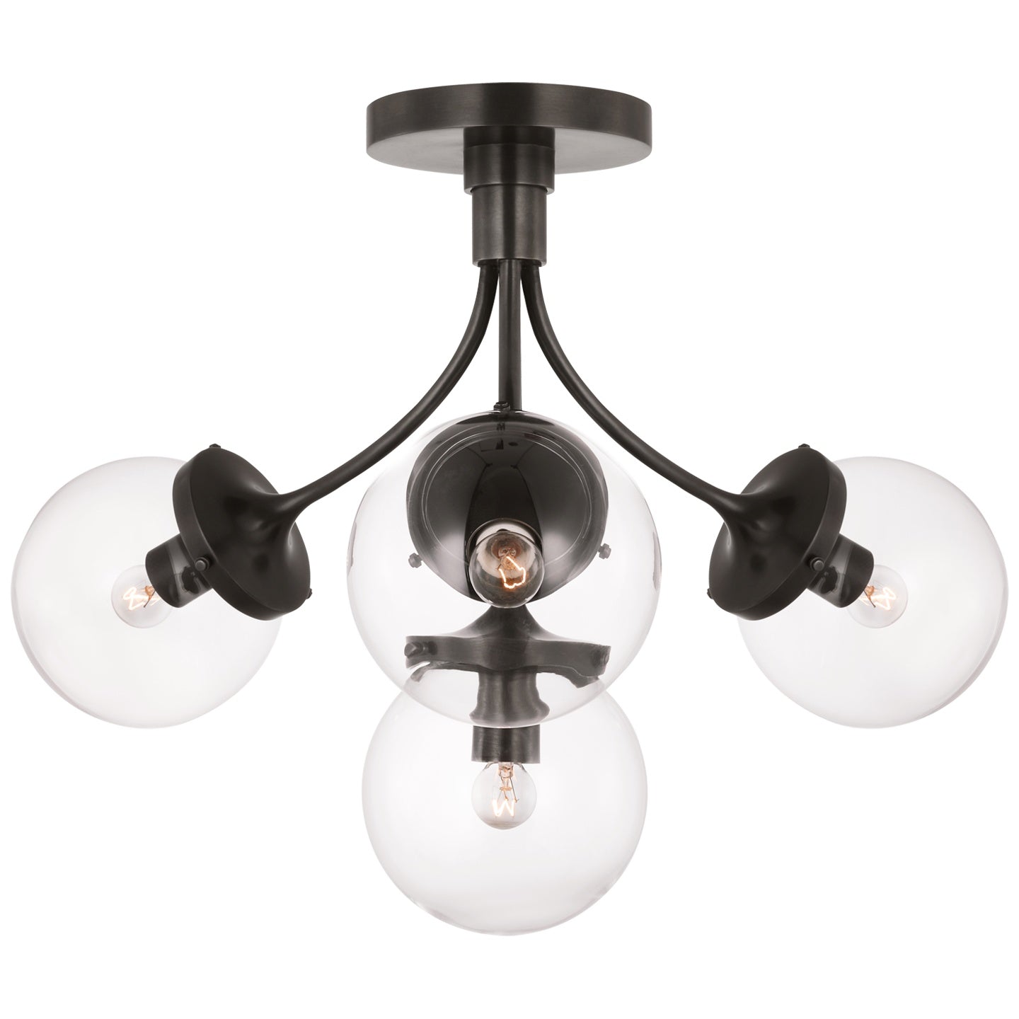 VISUAL COMFORT SIGNATURE, PRESCOTT SEMI-FLUSH MOUNT, FLUSH MOUNT CEILING LIGHTS