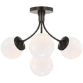 VISUAL COMFORT SIGNATURE, PRESCOTT SEMI-FLUSH MOUNT, FLUSH MOUNT CEILING LIGHTS