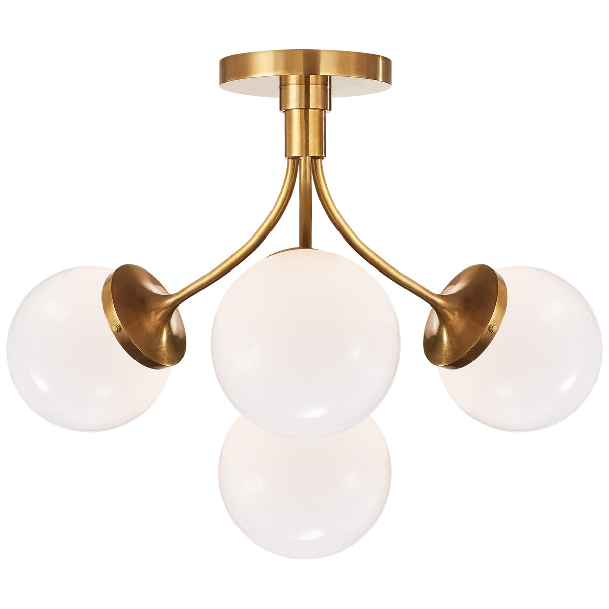 VISUAL COMFORT SIGNATURE, PRESCOTT SEMI-FLUSH MOUNT, FLUSH MOUNT CEILING LIGHTS