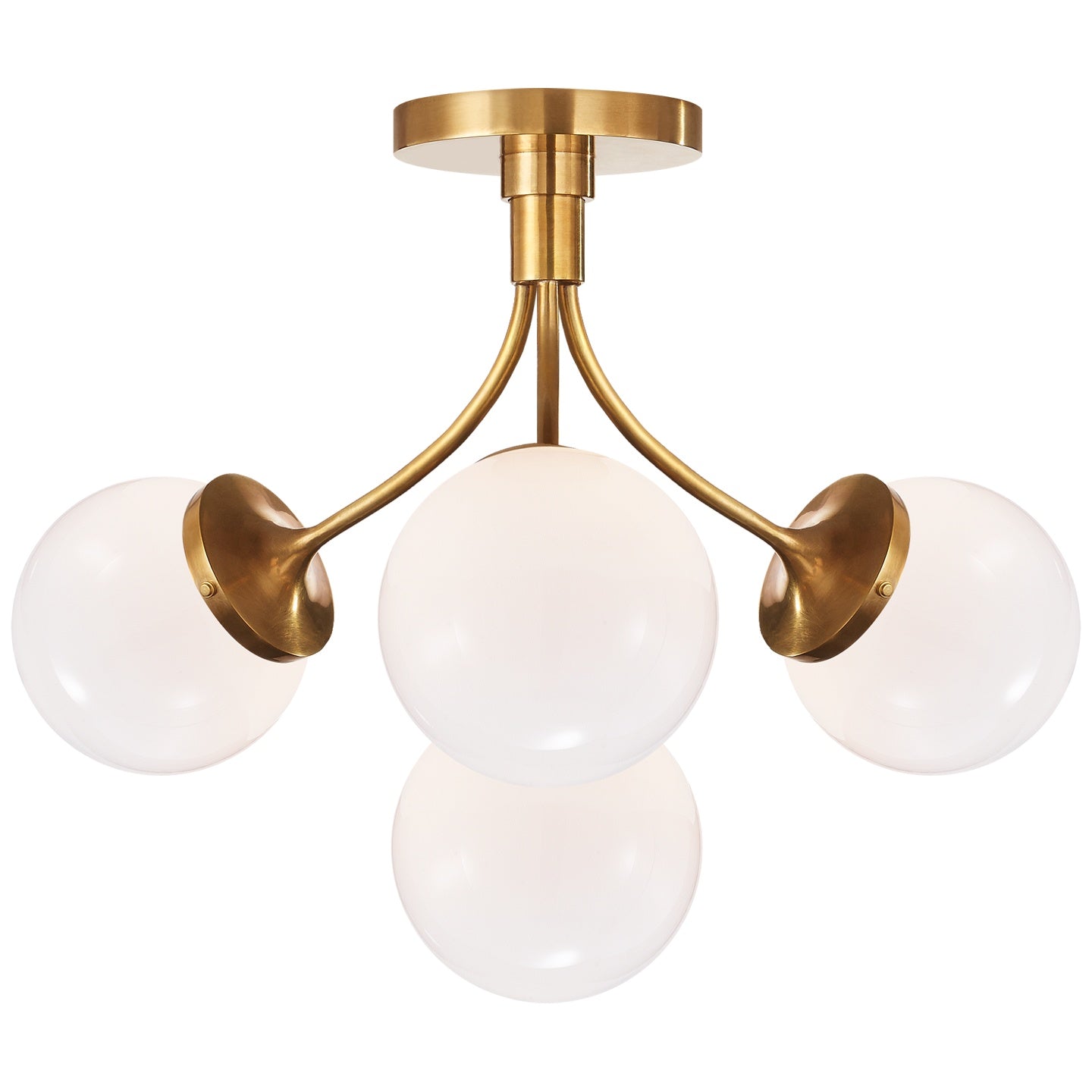 VISUAL COMFORT SIGNATURE, PRESCOTT SEMI-FLUSH MOUNT, FLUSH MOUNT CEILING LIGHTS