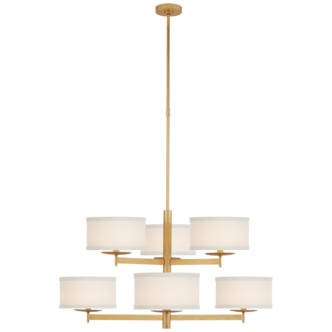 VISUAL COMFORT SIGNATURE, WALKER TWO TIER CHANDELIER, CHANDELIER LIGHT