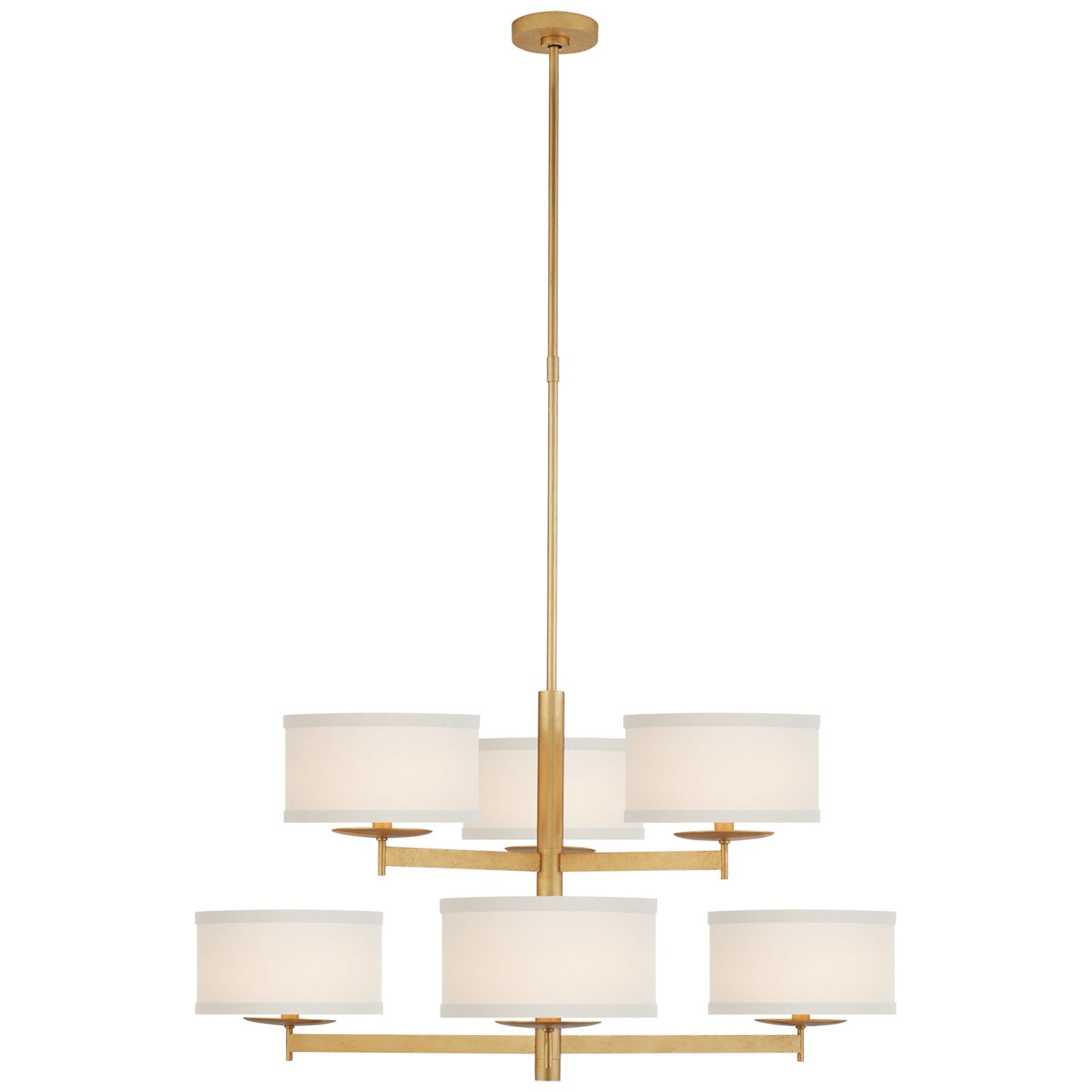 VISUAL COMFORT SIGNATURE, WALKER TWO TIER CHANDELIER, CHANDELIER LIGHT