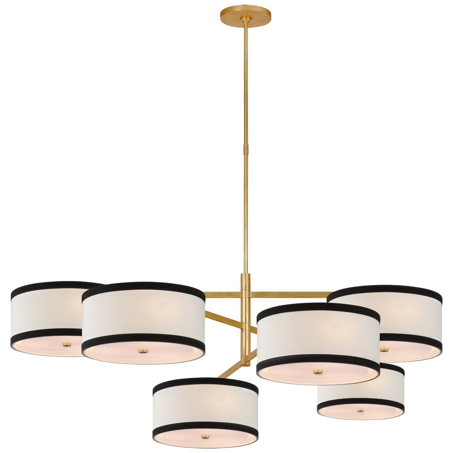 VISUAL COMFORT SIGNATURE, WALKER GRANDE OFFSET CHANDELIER, CHANDELIER LIGHT