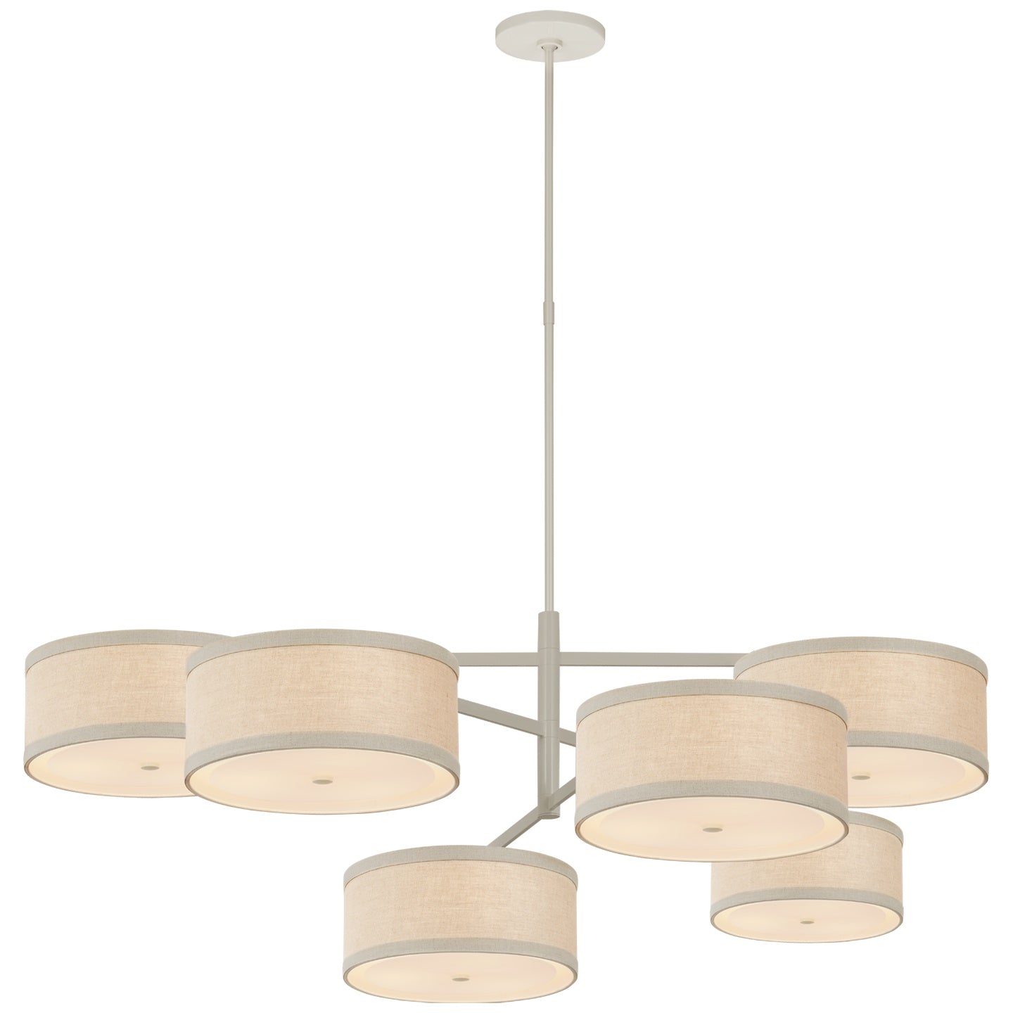 VISUAL COMFORT SIGNATURE, WALKER GRANDE OFFSET CHANDELIER, CHANDELIER LIGHT