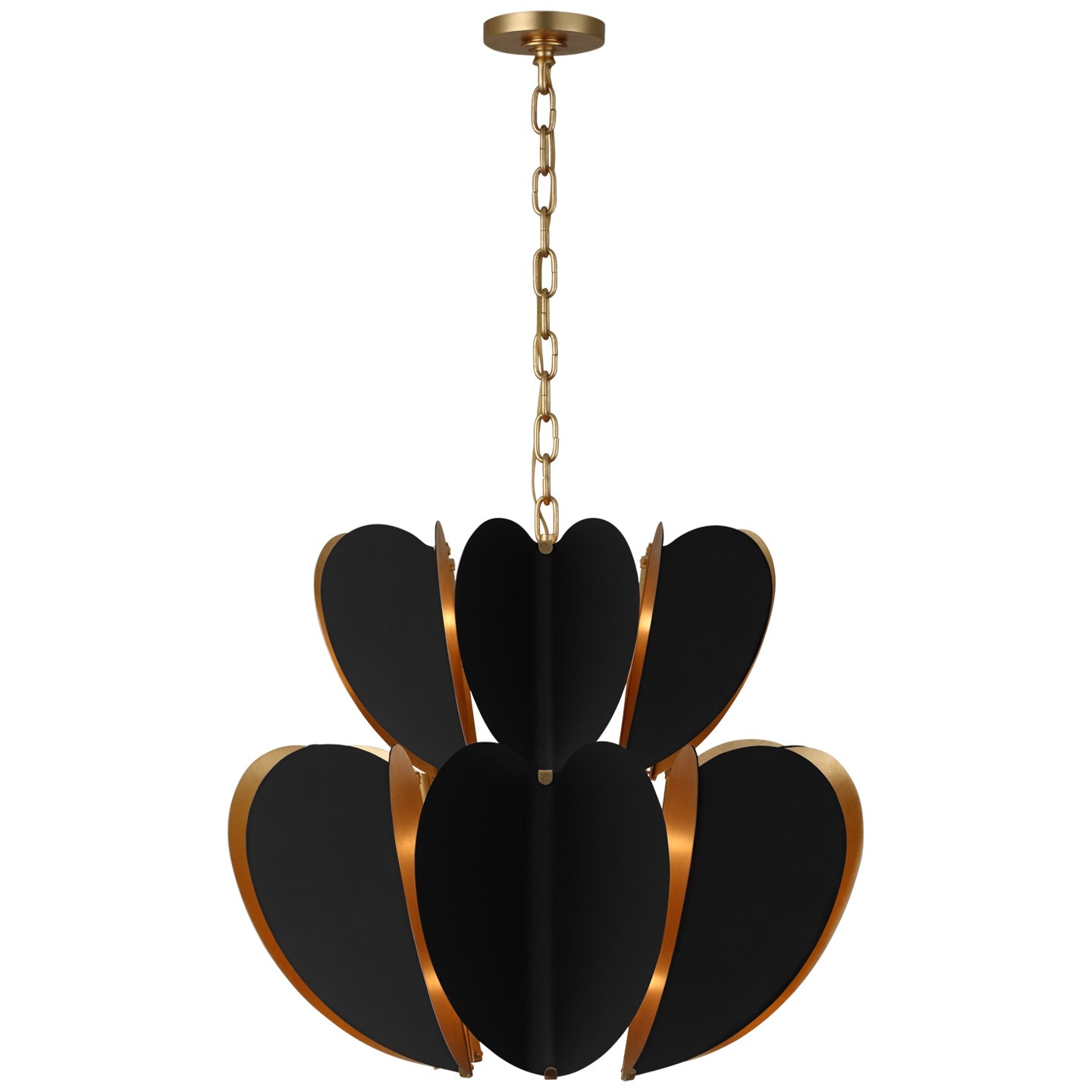 VISUAL COMFORT SIGNATURE, DANES TWO TIER CHANDELIER, CHANDELIER LIGHT