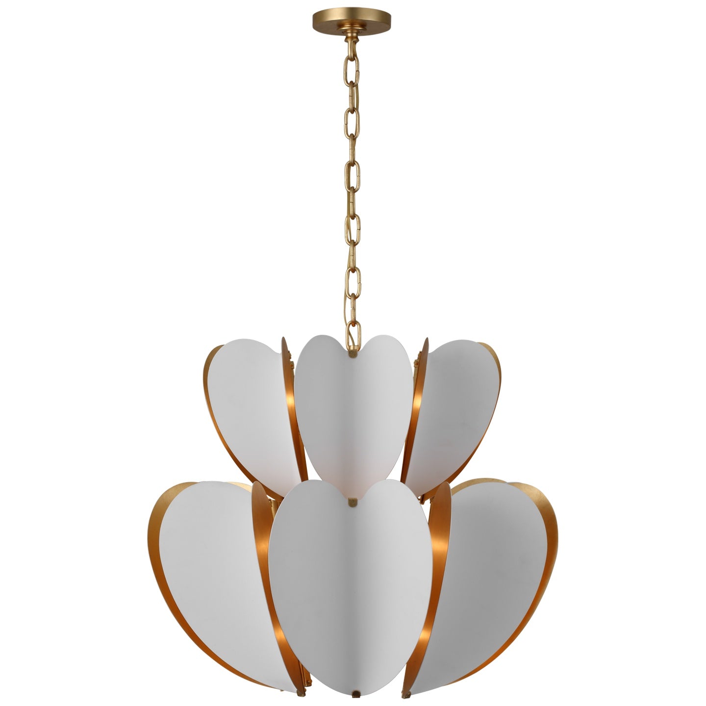 VISUAL COMFORT SIGNATURE, DANES TWO TIER CHANDELIER, CHANDELIER LIGHT