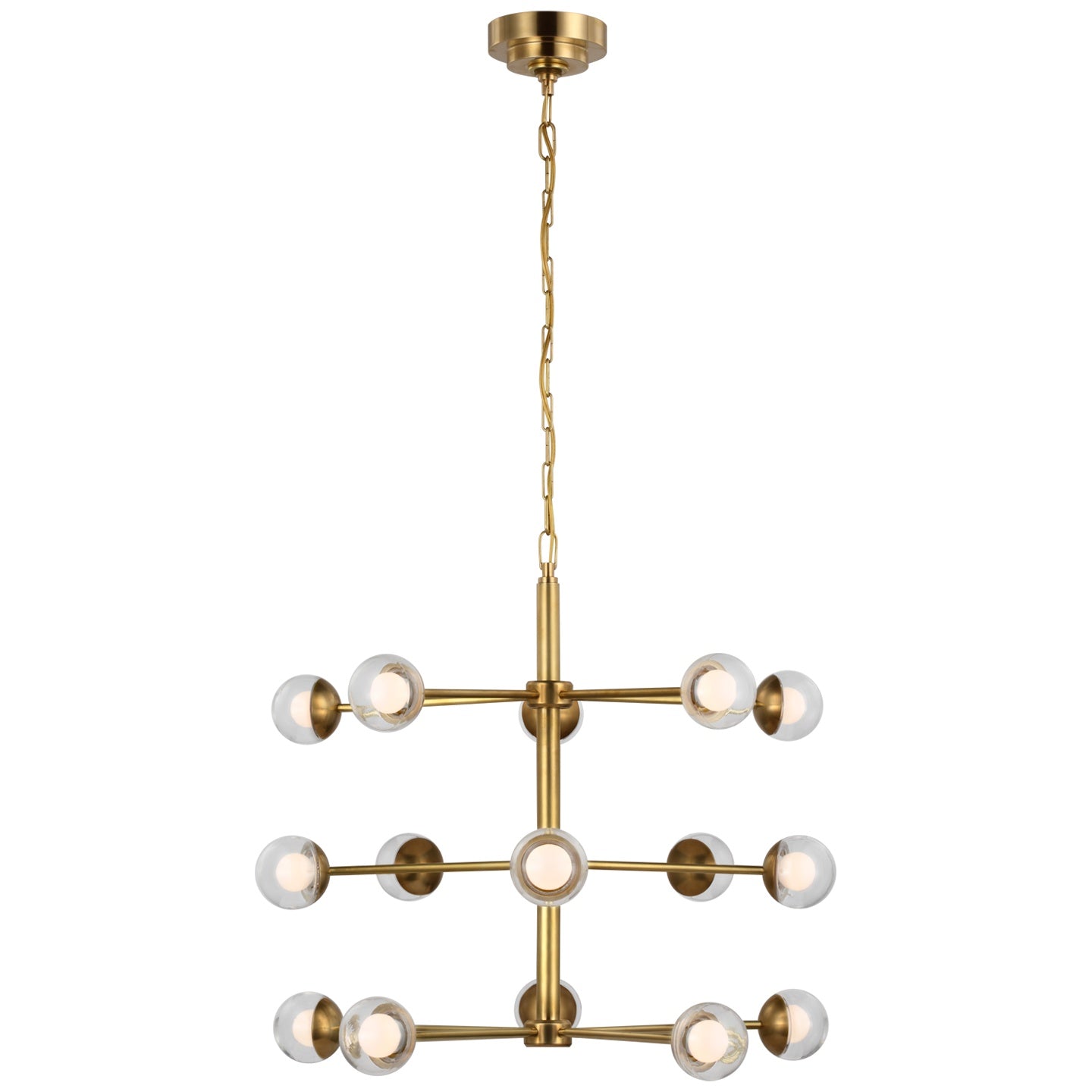 VISUAL COMFORT SIGNATURE, ALLOWAY BARREL CHANDELIER, CHANDELIER LIGHT
