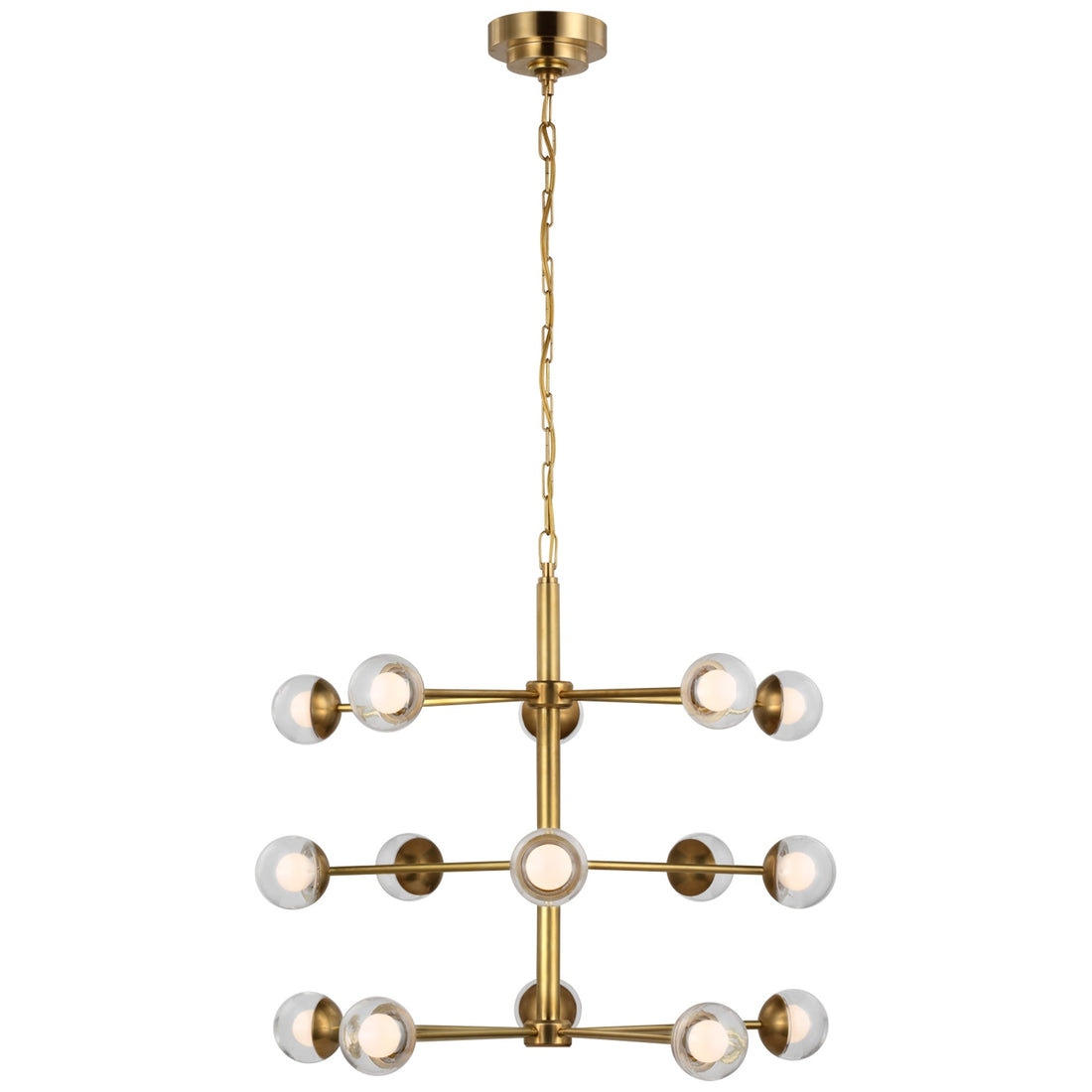 VISUAL COMFORT SIGNATURE ALLOWAY BARREL CHANDELIER