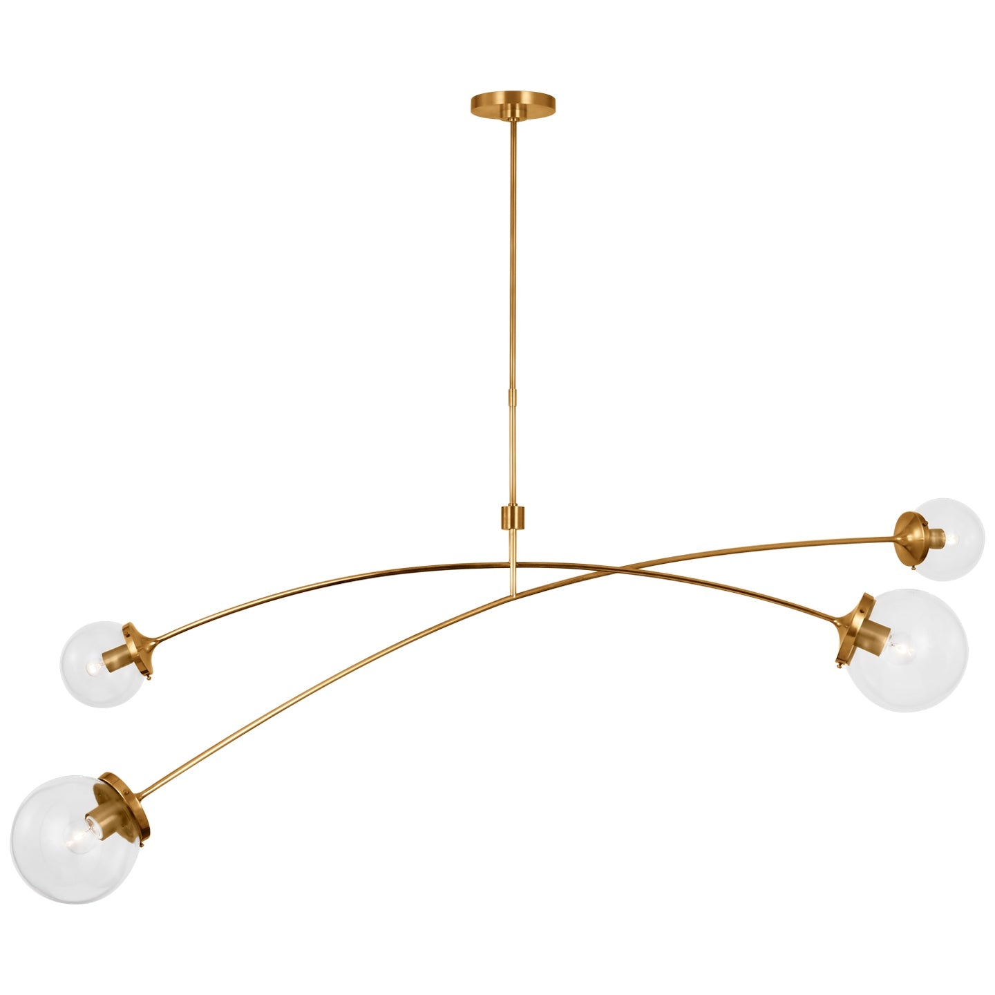 VISUAL COMFORT SIGNATURE, PRESCOTT LINEAR CHANDELIER, LINEAR LIGHT