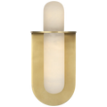 VISUAL COMFORT SIGNATURE, FOSSE INVERTABLE OFFSET OVAL SCONCE, BATH VANITY LIGHT