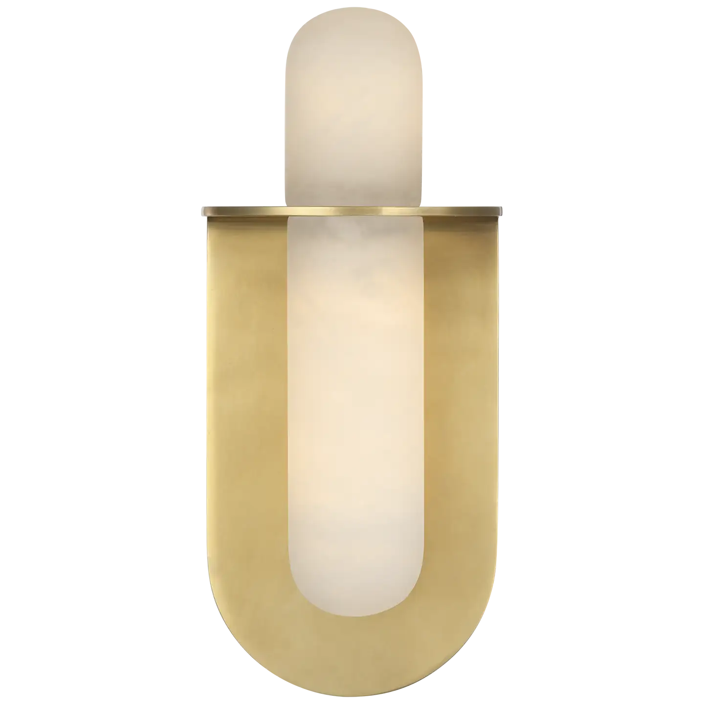 VISUAL COMFORT SIGNATURE, FOSSE INVERTABLE OFFSET OVAL SCONCE, BATH VANITY LIGHT