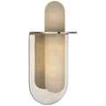VISUAL COMFORT SIGNATURE, FOSSE INVERTABLE OFFSET OVAL SCONCE, BATH VANITY LIGHT