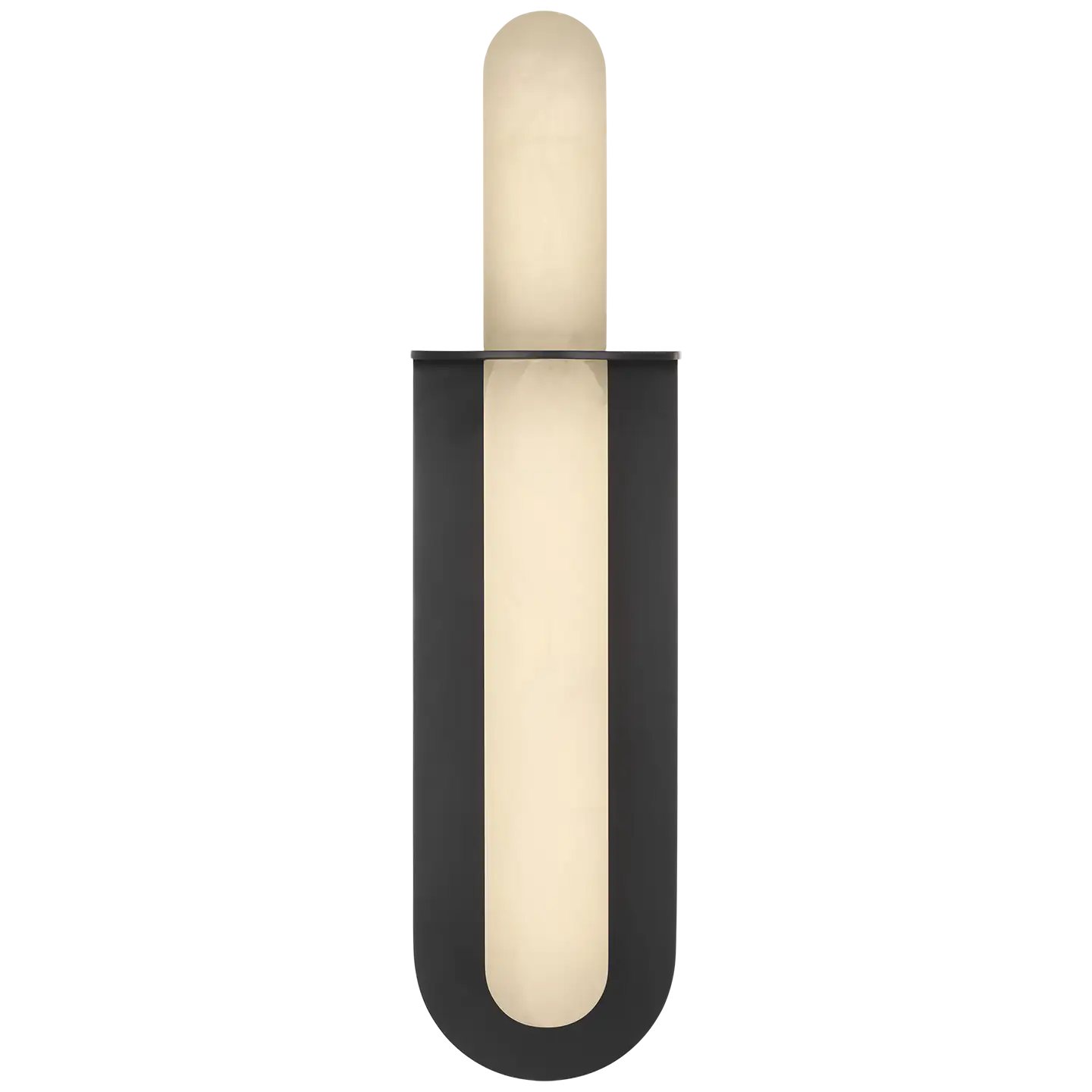 VISUAL COMFORT SIGNATURE, FOSSE INVERTABLE OFFSET OVAL SCONCE, BATH VANITY LIGHT