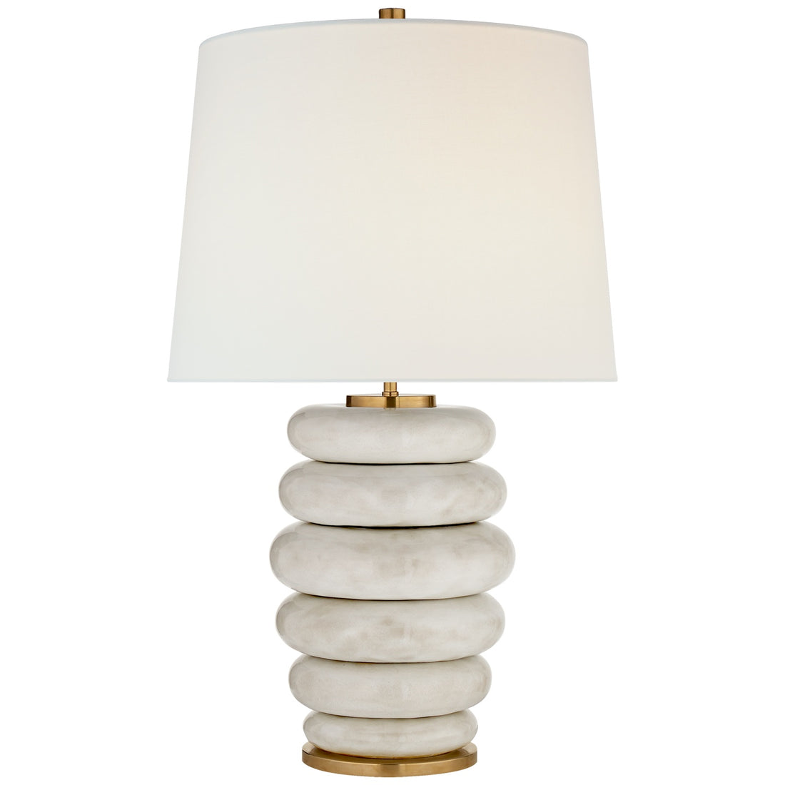 VISUAL COMFORT SIGNATURE, PHOEBE STACKED TABLE LAMP, TABLE LAMPS