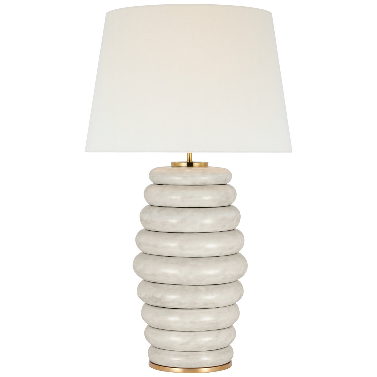 VISUAL COMFORT SIGNATURE, PHOEBE STACKED TABLE LAMP, TABLE LAMPS