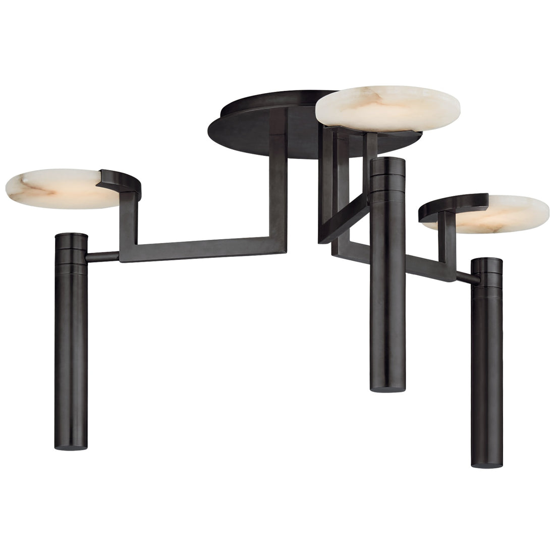 VISUAL COMFORT SIGNATURE, MELANGE FLOATING DISC SEMI-FLUSH CHANDELIER, FLUSH MOUNT CEILING LIGHTS