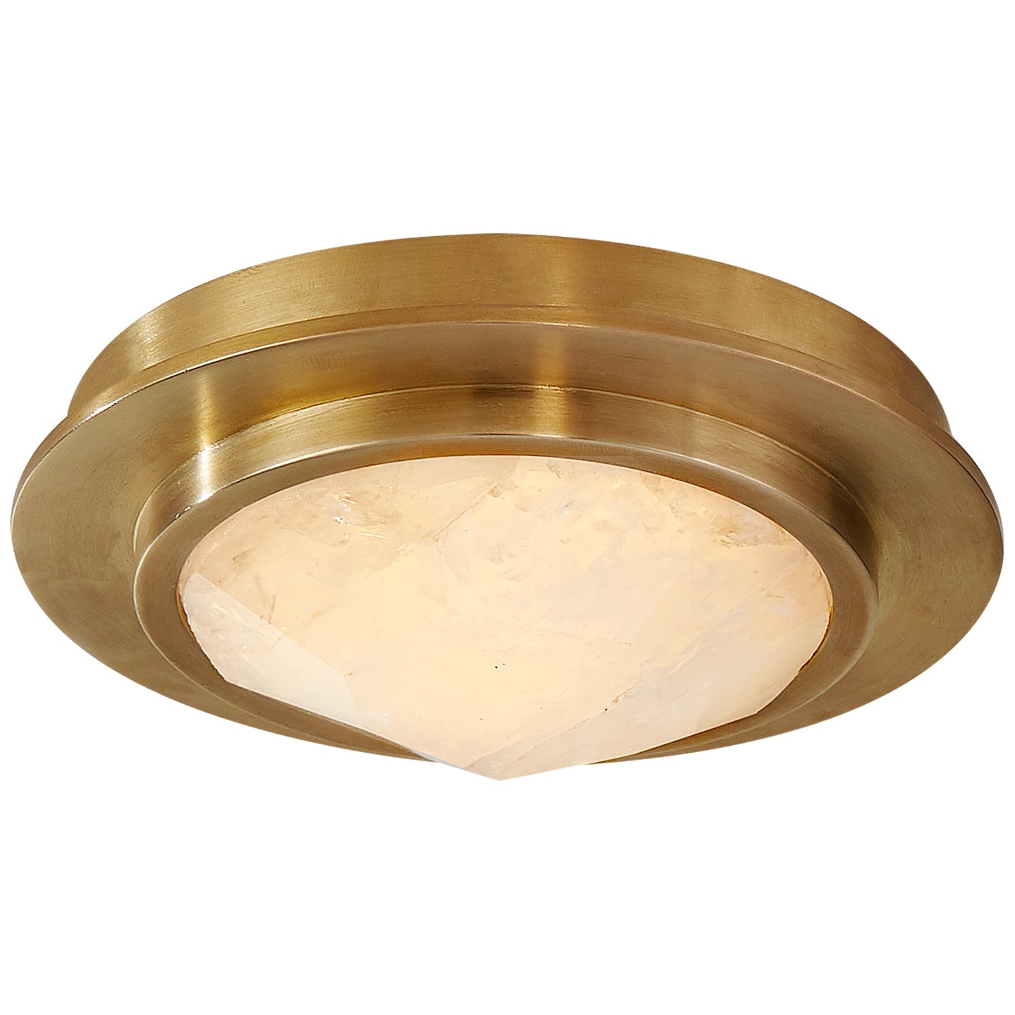 VISUAL COMFORT SIGNATURE, HALCYON SOLITAIRE BEZEL FLUSH MOUNT, FLUSH MOUNT CEILING LIGHTS