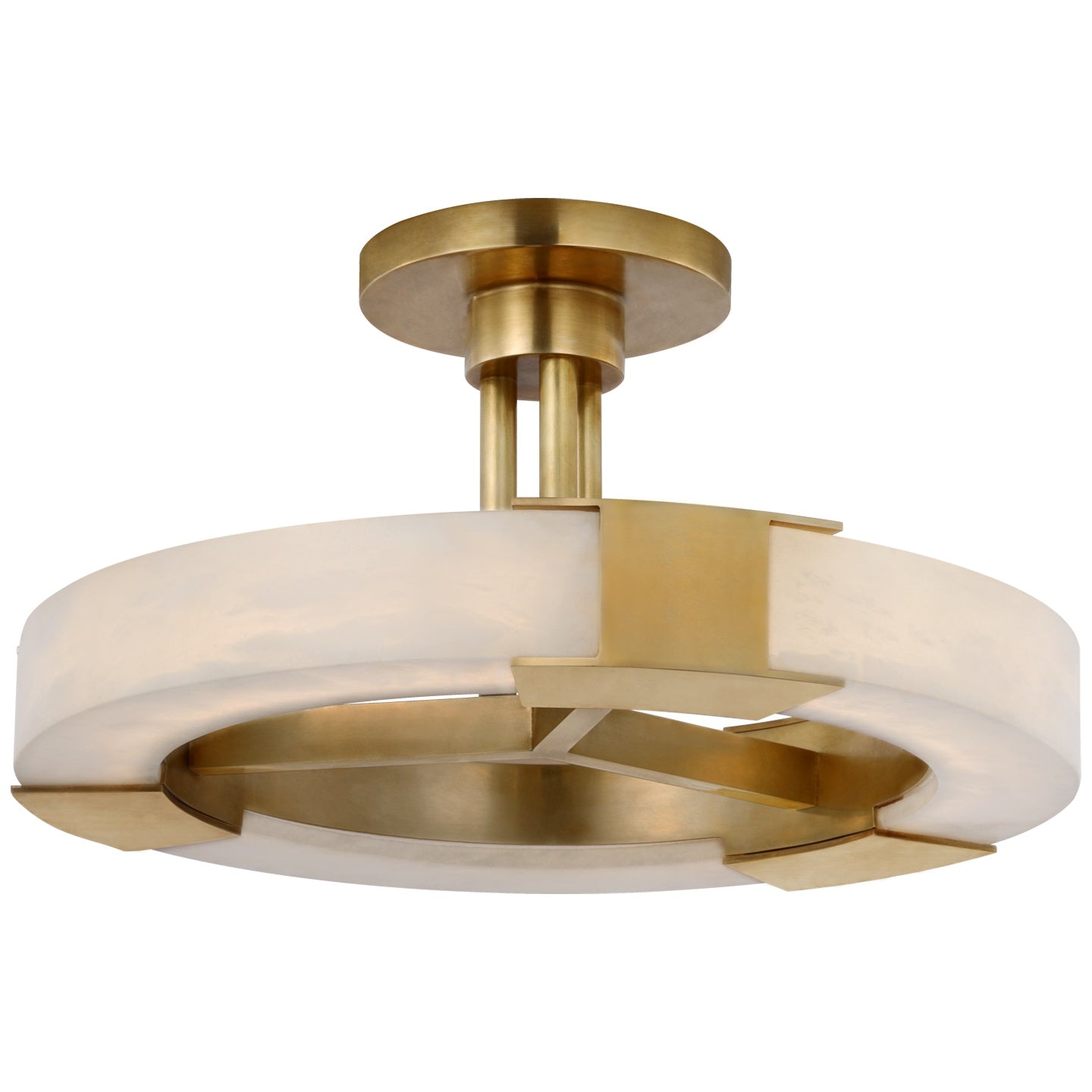 VISUAL COMFORT SIGNATURE, COVET RING SEMI-FLUSH MOUNT, FLUSH MOUNT CEILING LIGHTS
