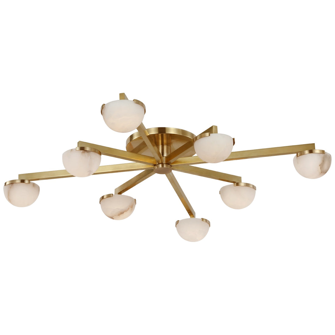 VISUAL COMFORT SIGNATURE, PEDRA STAGGERED ARM FLUSH MOUNT, FLUSH MOUNT CEILING LIGHTS