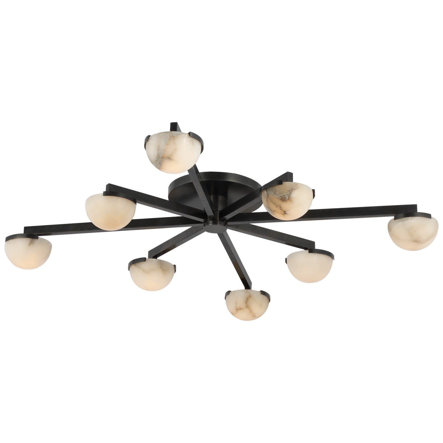 VISUAL COMFORT SIGNATURE, PEDRA STAGGERED ARM FLUSH MOUNT, FLUSH MOUNT CEILING LIGHTS